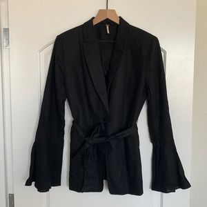 Free People Linen blazer